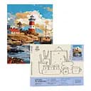 Набір для розпису по номерах "Маяк у променях сонця" 40*50 см, IDEA2-GX47135, ТМ "99IDEAS"