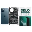 Защитная пленка SKLO Back тыл+грани Camo для Apple iPhone 5/5S/SE Серый/Army Gray