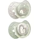 Пустышка LOVI Night&Day Girl Hedgehog силиконовая динамическая 18+ мес. 2 шт. (22/931)