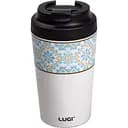 Термокружка Вышиванка 380 мл с крышкой на защелке, белый Yiwu HP-14-50W