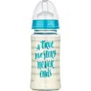 Бутылка стеклянная Baby-Nova Декор 230 мл зеленая (3966386)