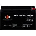 Акумулятор LogicPower AGM 12V/12Ah/144Wh (6550) [109868]