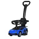 Каталка-толокар Bambi Lamborghini з музикою та світлом синій