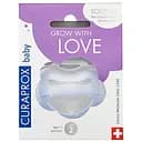 Пустышка Curaprox от 18 до 36 месяцев с контейнером для хранения голубая 1 шт.