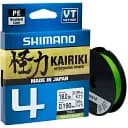 Шнур Shimano Kairiki 4 PE 300 м (Mantis Green) 0.16 мм 8.1 кг
