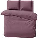 Комплект постільної білизни LeLit Євро 200х215 см мікрофібра P-0187/2 сливовий (le2000000304809)