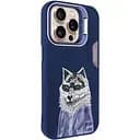 Чохол Epik TPU+PC Friends для Apple iPhone 15 Pro Max 6.7 Blue Wolf