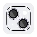 Защитное стекло Epik Metal Shine на камеру в упак. для Apple iPhone 15, 6.1/15 Plus 6.7 Голубой/Light Blue