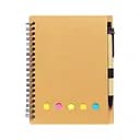 Блокнот В6 на спіралі JX002 з набором стікерів та ручкою