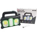 Фонарь аккумуляторный Solar Hurry-bolt HB-6169 кемпинговый переносной 3 режима солнечная батарея черно-голубой