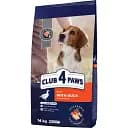 Сухой корм Club 4 Paws Premium Club для взрослых собак средних пород, с уткой 14 кг