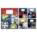 Зошити учнівські 12 аркушів лінія 1B A million emotions, 25 шт. в упаковці