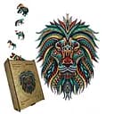 Пазл деревянный Загадочный Лев, А4, Картонная коробка 100 элементов