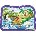 Пазл-вкладиш Roter Kafer Тварини в зоопарку 27 елементів (RK7020-02)