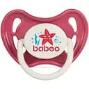 Пустышка симметричная Baboо Sea Life, латексная, 6+, красная (5-041)