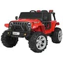 Электромобиль детский Джип M 4282EBLR-3 2.4G 2 мотора 25W аккумулятор 12V 10Ah кожа свет музыка EVA USB