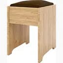 Пуф Еверест Ліберті дуб крафт 44.5х30х36 см золотий (EVR-2231)