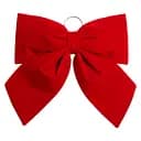 Бархатный бант для декора Yiwu на елку и двери 45×50 (см) Красный CR-2-14