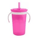 Чашка-контейнер Munchkin Snack and Sip, 266 мл, розовый (012460WWW)