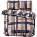 Комплект постільної білизни Lelit Півтораспальний 150х215 см бязь B-1181/2 бежевий з синім (le2000000297385)