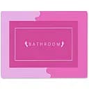 Суперпоглощающий коврик в ванную Stenson прямоугольный 150х120 см розовый (35806)