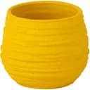 Кашпо J-Line желтого цвета 14х17 см. (43007)