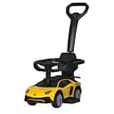 Каталка-толокар Bambi Lamborghini з музикою та світлом жовтий