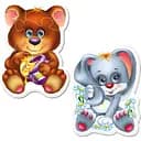 Бебі пазли на магніті Vladi Toys Малюк зможе Лісові жителі 9 елементів (VT3208-17)