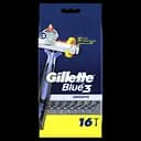 Одноразові станки для гоління Gillette Blue 3 Smooth 16 шт.