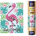 Картина по номерам стикерами Умняшка Фламинго 33х48 см 1200 стикеров 1777