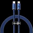 Кабель Baseus Crystal Shine Type-C to Lightning 20W 1.2 м Синий (CAJY000203)