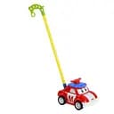 Каталка Машинка Poli на палке с пищалкой, 198-20
