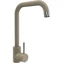 Смеситель кухонный Platinum NS02B (3008B-NA) поворотный однорычажный из нержавеющей стали сафари (000039897)