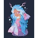 Картина за номерами "Неонова фея" 16119-AC з металізованими фарбами 40х50 см