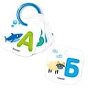 Дитячі навчальні картки на кільці Азбука VT2000-03