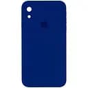 Чехол Epik Silicone Case Square Full Camera Protective AA для Apple iPhone XR 6.1 Синий/Deep navy
