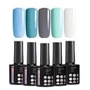 Набор гель-лаков для ногтей Reglance Ментоловый 7.5 мл x 5 шт.