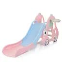 Дитяча гірка-машинка BAMBI L-CC01-8 з баскетбольним кільцем, д165-ш68-в76см, рожева
