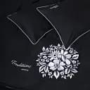 Комплект постільної білизни MirSon Ranforce Elite 0055 Black Pearl "Traditions" 110 х 140 см