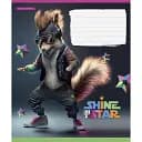 Зошит учнівський Школярик Dance star 018-3276L-4 в лінію 18 аркушів 