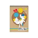 Блокнот "I love Ukraine and cats" А6 АП-1907-9, 40 аркушів, пружина зверху