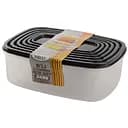 Набір контейнерів Violet House Antrasit 6 шт. (0496 ANTRASIT прям. наб. LARGE)