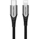 Кабель Vention USB 2.0 C to Lightning Cable 1 м серый Aluminum Alloy Type (TACHF)