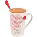 Чашка Led Imprint з бамбуковою кришкою та ложкою 360 мл (B060499)