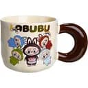 Кружка фарфоровая LABUBU Bring Joy 400 мл бежевый FM-21A