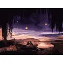 Картина за номерами ArtCraft Закохані під небом 40x50 см (10213-AC)