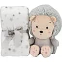 Плед Interbaby Flecce Plush Toy Lion Gray 110х80 см серый (8100261)