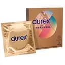 Презервативи із синтетичного латексу з силіконовою змазкою Durex Real Feel, натуральні відчуття, 3 шт. (5052197026689)
