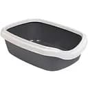 Туалет для кошек Природа Comfort M 41х30х13.5 см серый