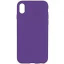 Чохол Epik Silicone Case Full Protective AA No Logo для Apple iPhone XS Max 6.5 Фіолетовий/Amethyst